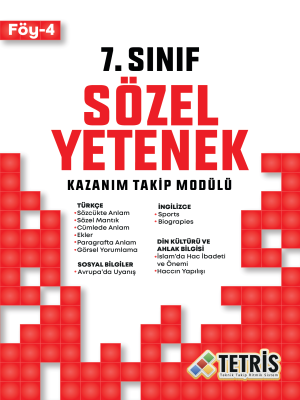 TETRİS 7.SINIF KAZANIM TAKİP MODÜLÜ-4